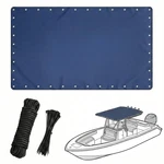 T-top Boat Canvas Replacement Cover Marine Grade Waterproof Navy Blue. Fixed Price $79.99.