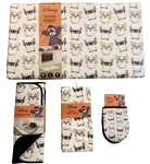 Disney Halloween Stitch & Angel Kitchen Floor Mat/drying Mat/towels/oven Mitts. Fixed Price $55.00.