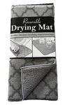 Ritz Trellis Print Reversible Mat Fast Drying Grey Folds Microfiber 14X21 Nwt. Fixed Price $14.99.