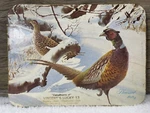 Vintage Ft Cobb Oklahoma Vincent Lucky 13 Hot Pad Trivet Pheasant Cafe Baits. Fixed Price $7.49.