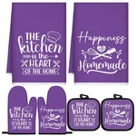 6 Pcs Kitchen Decor Accessories Farmhouse Towels Pot Holders Oven Mitts S.... Fixed Price $22.39.
