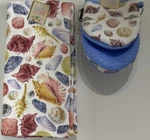 4PC Set 2 Beach House Surf Club Seashells Kitchen Towels Oven Mitts Coastal. Fixed Price $19.80.