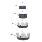 Pan And Of 6-16" Long Cookware Set/pots .... Fixed Price $26.08.