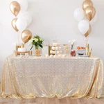 Shinybeauty Sequin 90X132-INCH Light Gold Rectangle Gl.... Fixed Price $87.89.
