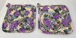 Retired New And Never Used -kay Dee Designs Pair Of Pot Holders "wine Country". Fixed Price $29.99.