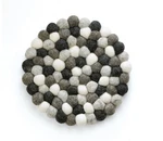 Cilio Fair Trade Virgin Sheep Wool Trivet, Handcrafted Nepal, 8.5-INCH Round. Fixed Price $29.95.