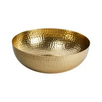 Creative Co-op Round Hammered Metal Bowl, Gold Finish, 14". Fixed Price $48.26.
