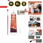 High Temp Silicone Sealant Heat Resistant Glue Waterproof Oven Grill Microwav.... Fixed Price $28.52.