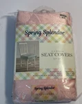 Destination Summer Damask Spring Splendor Floral Seat Cover Pink Set Of 2. Fixed Price $10.00.