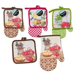3X Simply Home 2 Pcs Kitchen Oven Mitt & Potholder Set, Asstd. Brown, Red, Green. Fixed Price $14.99.