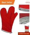 Flame Retardant Quilted Oven Mitts 17-INCH Heavy-duty Heat Burn Protection Ki.... Fixed Price $23.98.