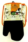 Disney Mickey Mouse Oversized Oven Mitt And Potholder Set Fall Halloween Colors. Fixed Price $14.99.