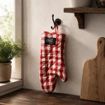 Kay Dee Designs Red Gingham Oven Mitt Quilted Cotton Farmhouse Kitchen. Fixed Price $12.00.