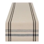 Dii French Stripe Table Runner, Farmhouse Style, 14X108, Taupe/black. Fixed Price $23.64.