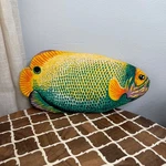 Vintage Tropical Fish Oven Mitt Novelty Pot Holder Multicolor Kitchen Decor Only. Fixed Price $10.39.