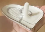 Lenox True Love Ring Holder Heart Shaped Porcelain Silver Design 4" New. Fixed Price $14.70.