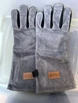 Wzqh 16 INCHES,932 ,leather Forge Welding Gloves, Heat/fire Resistant,mitts. Fixed Price $9.99.