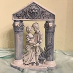 Cwi Vintage Porcelain Victorian Couple. 10.5" High. Could Use As Cake Topper B1. Fixed Price $43.20.