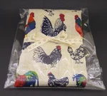 Rooster Chickens Tea Kitchen Towel By Ulster Weavers 100% Linen 17.5" X 27". Fixed Price $19.88.