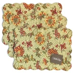 3 Williamsburg Tracery Floral Reversible Rectangular Quilted Placemat Set Nwt. Fixed Price $30.59.