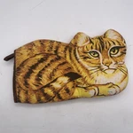 Vintage Chadwick-miller Cat Brown Tabby Kitten Hot Oven Mitt 11". Fixed Price $17.95.