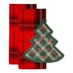 Dii Christmas Kitchen Accessories Dcor Gift Set Pot Holder Dish Towels. Fixed Price $34.84.