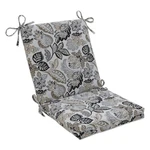 Pillow Perfect Dailey Pewter Black Squared Corners Chair Cushion 1 Piece. Fixed Price $49.99.