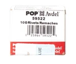 Pop Avdel 59522 Blind Aluminum Rivet 3/16" Diameter 1/16"-1/8" Grip Range 100 Pc. Fixed Price $11.90.