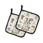 Carolines Treasures WDK7330PTHD 7.5 X In. Borzoi Coffee Bar Pair Pot H.... Fixed Price $28.06.