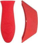 Silicone Hot Handle Cover, Assist Pan Holder For Cast Iron Skillets 2 Pc Red. Fixed Price $12.54.