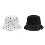 Kate Spade Reversible Bucket Hat, Alternate, Color, French Cream Dot/ Black. Fixed Price $40.50.