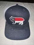 North Carolina Nc Flag Pig Bbq Trucker Hat Blue And White One Size. Fixed Price $17.55.