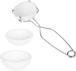 4 Pcs Small Melting Ceramic Crucible Bowl, Dish Cup Set, Whip Tongs Handle 2A. Fixed Price $28.94.