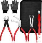 5-PCS Kit Electrical Disconnect Pliers Set W/gloves Auto Connector Tool For Fu. Fixed Price $18.26.