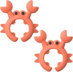 2-PACK Crab-shaped Silicone Spatula Holders Pot Handle Rack For Kitchen. Fixed Price $9.75.