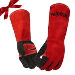 Vclpower Inch Welding Gloves Heat Resistant 932 F 16" 2XL-RED, Red&black. Fixed Price $24.36.