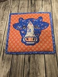 The Pioneer Woman Quilted Trivet Pot Holder Cow Face Design 10" Farmhouse. Fixed Price $5.00.