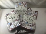 Sultans Linens Nwt 9PC Burgundy Microfiber Dish Towels Cloths Drying Mat Set. Fixed Price $23.50.