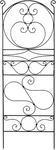 Achla FT-27 Designs Ferro Firenze Wrought Iron Garden Trellis, 66", Roman Bronze. Fixed Price $133.99.