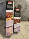Oxo, Good Grips, 2-SILICONE Reusable Bakeware Lids, 9X13 & 9X9. Fixed Price $15.95.