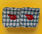 Vtg 1998 Wb Warner Bros. The Wizard Of Oz Ruby Slippers Blue Potholders - 2 Pcs. Fixed Price $17.99.