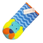 The Company Store Blue Dog Cotton Quilted Oven Mitt New Nwt. Fixed Price $19.20.