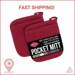 Ritz Terry Pocket Mitt & Hot Pad: Unparalleled Heat Resistant, Durable 100% Cott. Fixed Price $16.50.