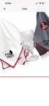 Polishing Cloths 2 Pack Large Microfiber White & Gray For Wine Glasses, Stemware. Fixed Price $18.00.