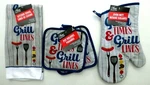 Home Collection Kitchen Linen Oven Mitt Towel Pot Holders You Choose Good Times. Fixed Price $19.99.