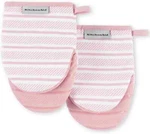 Kitchenaid Albany Mini Oven Mitt 2-PACK Set, Dried Rose, 5.5"X8",. Fixed Price $31.60.