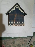 Vintage Wall Mount Wood Painted Broom Holder/disguise/handy To Hide. Fixed Price $25.00.