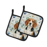 Carolines Treasures WDK6899PTHD 7.5 X In. Beagle Coastal Sea Glass Pair O.... Fixed Price $28.06.