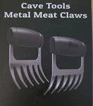 Cave Tools Metal Meat Claws Stainless Steel Bbq Shredding Pulled Pork. Fixed Price $9.99.