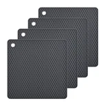 Smithcraft Silicone Trivet Pot Mat For Countertop 7.5X7.5 Inch, A: Dark Grey. Fixed Price $21.86.